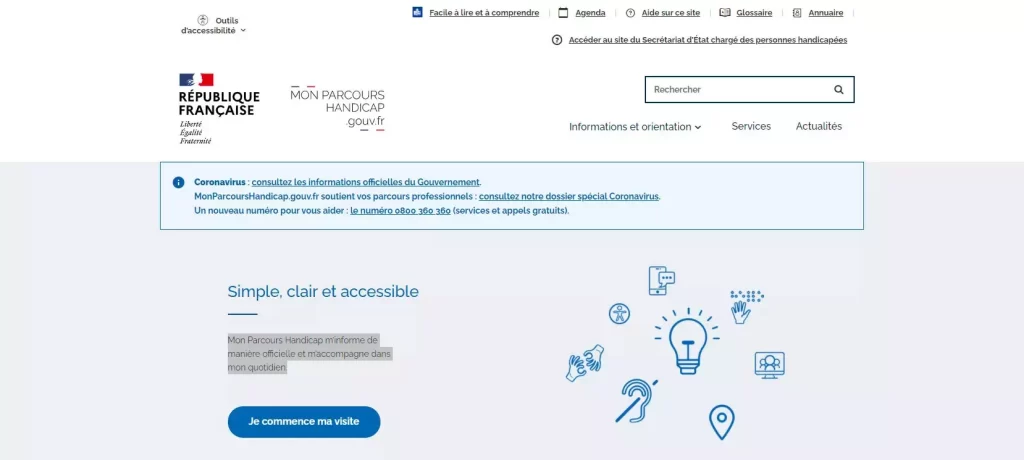 Accessibilité PSH 5 monparcourshandicap
